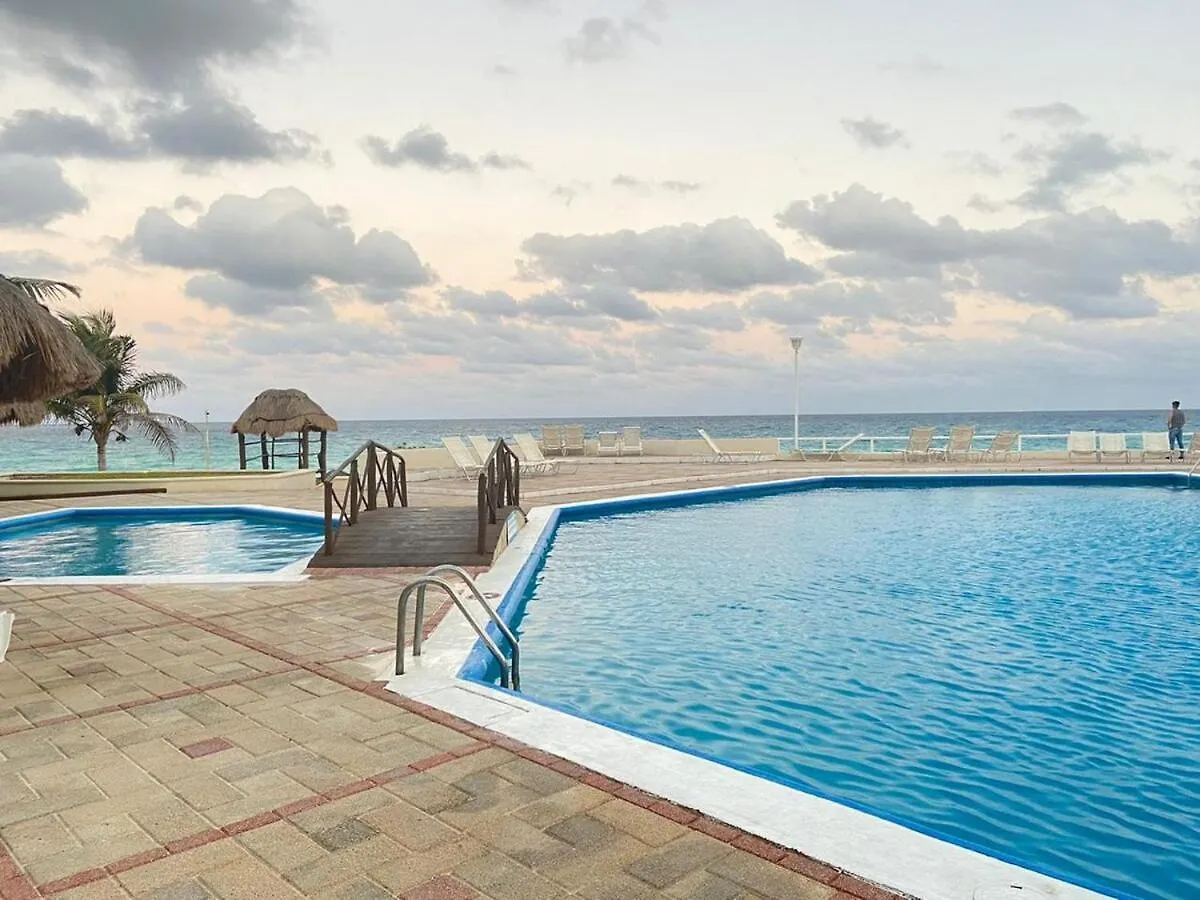 Beach Front And Lagoon View Condo In Cancun